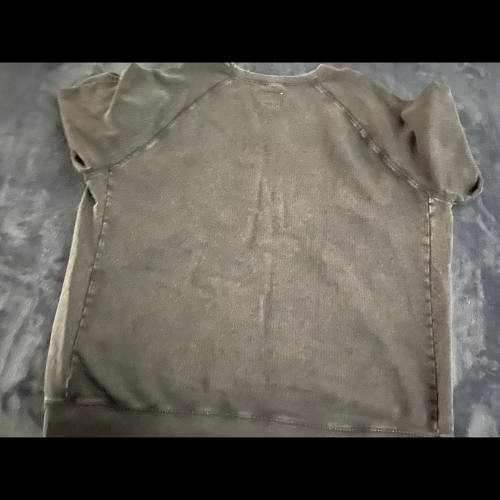 Men’s Black distressed sweater